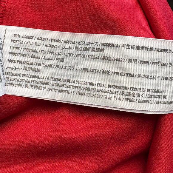 Hollister Boho Hippie Festival Bell Sleeve Romantic Red Floral Romper Women Sz M - Picture 5 of 6